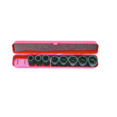 SAM Metric 1/2 in Impact Socket Set