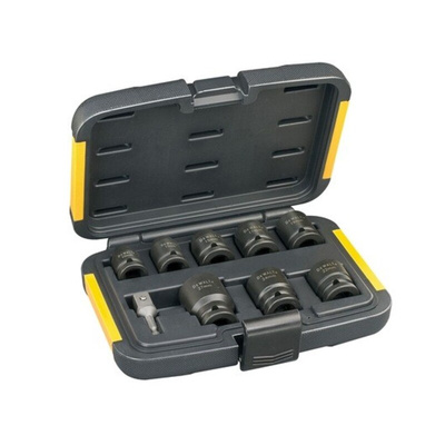 DeWALT 9-Piece Metric 1/2 in Impact Socket Set , 6 point