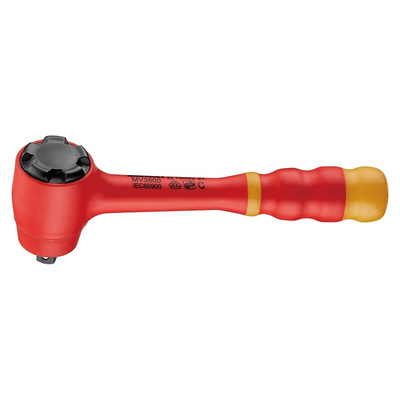 Teng Tools MV3800 3/8 in Ratchet with Insulated Handle, 200 mm Overall, VDE/1000V