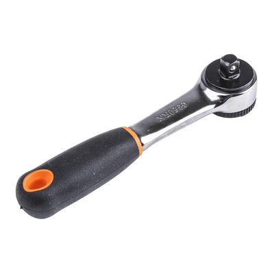 Bahco 1/4 in Square Ratchet with Ratchet Handle, 120 mm Overall