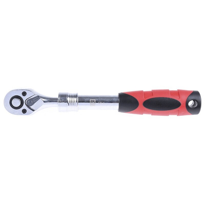 RS PRO 3/8 in Square Ratchet with Extendable Ratchet Handle, 315 mm Overall