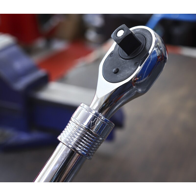RS PRO 1/2 in Square Ratchet with Extendable Ratchet Handle, 445 mm Overall