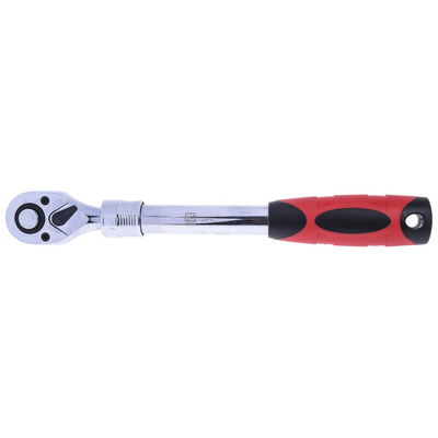 RS PRO 1/2 in Square Ratchet with Extendable Ratchet Handle, 445 mm Overall