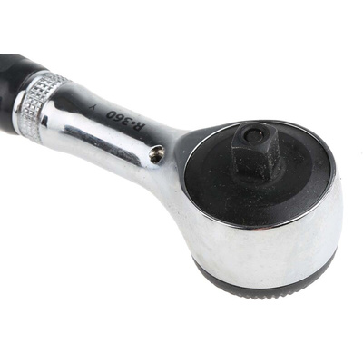 Facom 1/4 in Square Ratchet with Ratchet Handle, 120 mm Overall
