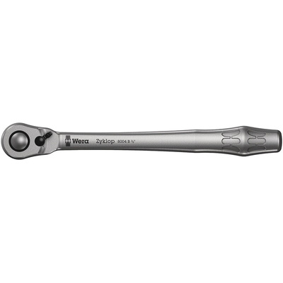 Wera Zyklop 3/8 in Square Ratchet with Ratchet Handle, 222 mm Overall