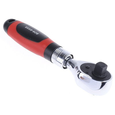 RS PRO 1/4 in, 3/8 in Square Ratchet with Ratchet Handle, 225 mm Overall