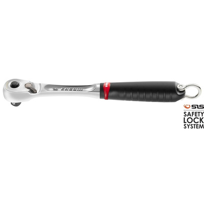 Facom 3/8 in Square Ratchet with Ratchet Handle, 210 mm Overall