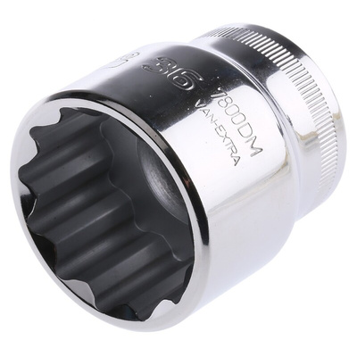 Bahco 1/2 in Drive 36mm Standard Socket, 12 point, 57 mm Overall Length