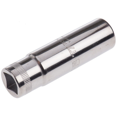 Bahco 1/2 in Drive 17mm Deep Socket, 12 point, 82.6 mm Overall Length