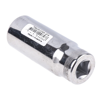 Bahco 1/2 in Drive 24mm Deep Socket, 12 point, 82.6 mm Overall Length