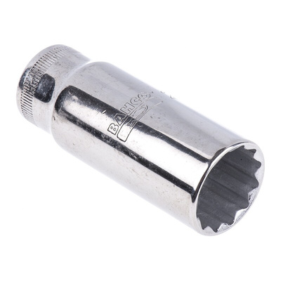 Bahco 1/2 in Drive 24mm Deep Socket, 12 point, 82.6 mm Overall Length