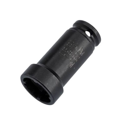 SKF 3/8 in Drive 22mm Axial Lock Nut Socket, 45 mm Overall Length