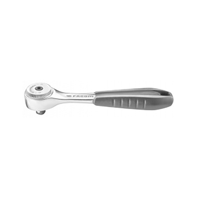 Facom 1/4 in Ratchet with Ratchet Handle, 121.2 mm Overall