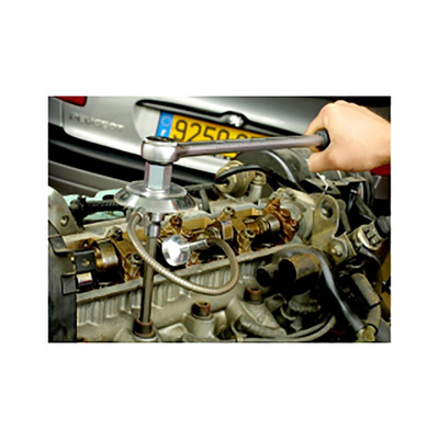 Facom 1/2 in Ratchet Socket Wrench with Ratchet Handle, 404 mm Overall