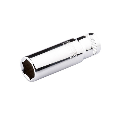 RS PRO 1/4 in Drive 10mm Deep Socket, 6 point, 50 mm Overall Length