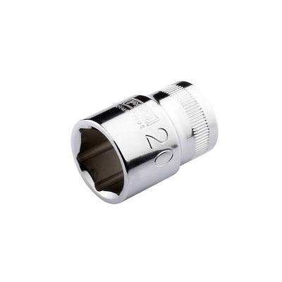 RS PRO 1/2 in Drive 8mm Standard Socket, 6 point, 38 mm Overall Length