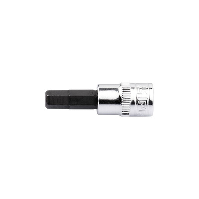 RS PRO 1/4 in Drive Bit Socket, Hex Bit, 6mm, 37 mm Overall Length