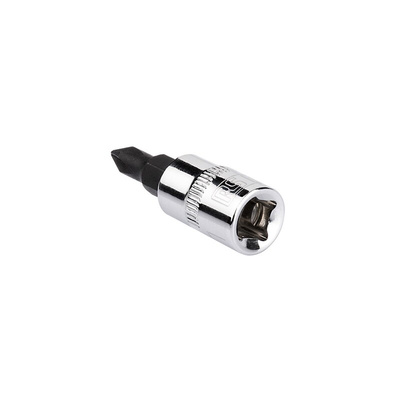 RS PRO 1/4 in Drive Bit Socket, Phillips Bit, PH1, 37 mm Overall Length