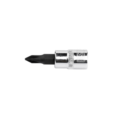 RS PRO 1/4 in Drive Bit Socket, Phillips Bit, PH2, 37 mm Overall Length
