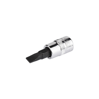 RS PRO 1/4 in Drive Bit Socket, Slotted Bit, 5.5mm