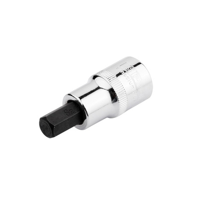 RS PRO 1/2 in Drive Bit Socket, Hex Bit, 5mm, 55 mm Overall Length