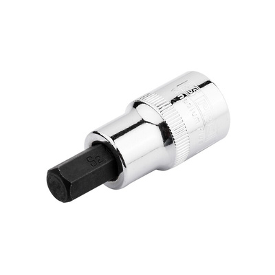 RS PRO 1/2 in Drive Bit Socket, Hex Bit, 7mm, 55 mm Overall Length