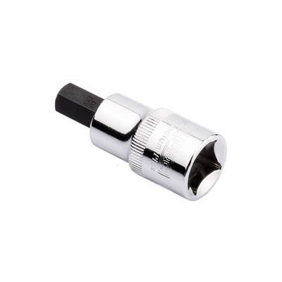 RS PRO 1/2 in Drive Bit Socket, Hex Bit, 7mm, 55 mm Overall Length