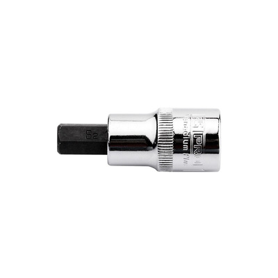 RS PRO 1/2 in Drive Bit Socket, Hex Bit, 8mm, 55 mm Overall Length