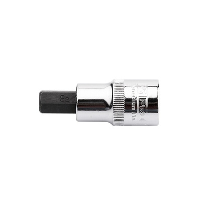 RS PRO 1/2 in Drive Bit Socket, Hex Bit, 14mm, 55 mm Overall Length