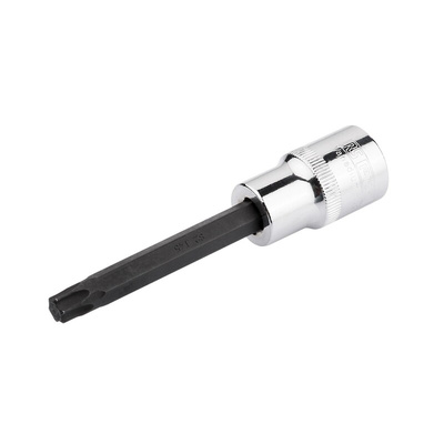 RS PRO 1/2 in Drive Bit Socket, Torx Bit, T45, 100 mm Overall Length