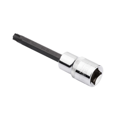 RS PRO 1/2 in Drive Bit Socket, Torx Bit, T45, 100 mm Overall Length