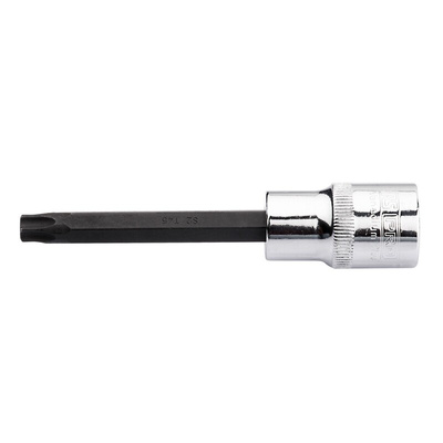 RS PRO 1/2 in Drive Bit Socket, Torx Bit, T45, 100 mm Overall Length