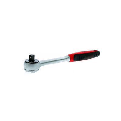 Teng Tools 1/4 in Square Ratchet with Ratchet Handle, 26 mm Overall