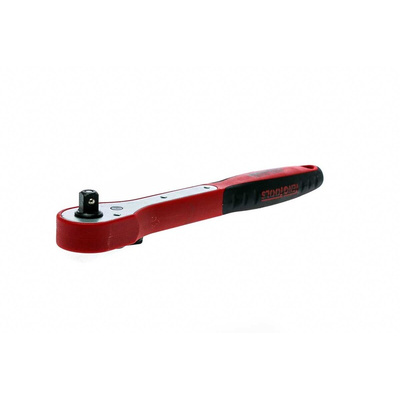 Teng Tools 1/4 in Square Ratchet with Ratchet Handle, 26 mm Overall