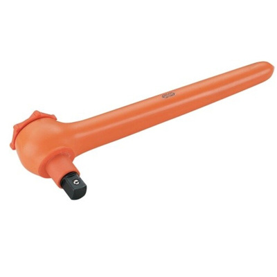 SAM 3/8 in Square Ratchet Socket Wrench, 240 mm Overall, VDE/1000V