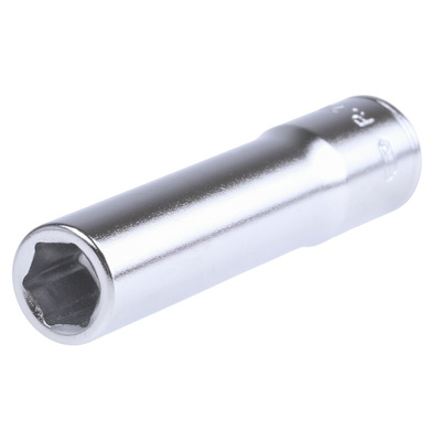 Facom 1/4 in Drive 7mm Deep Socket, 6 point, 50.5 mm Overall Length