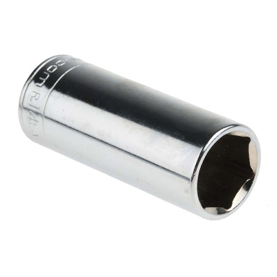 Facom 1/4 in Drive 14mm Deep Socket, 6 point, 50.5 mm Overall Length