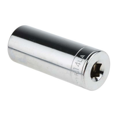Facom 1/4 in Drive 14mm Deep Socket, 6 point, 50.5 mm Overall Length