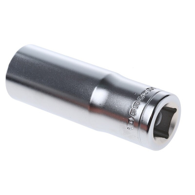 Facom 1/2 in Drive 19mm Deep Socket, 12 point, 77 mm Overall Length