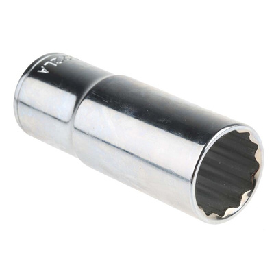 Facom 1/2 in Drive 22mm Deep Socket, 12 point, 77 mm Overall Length
