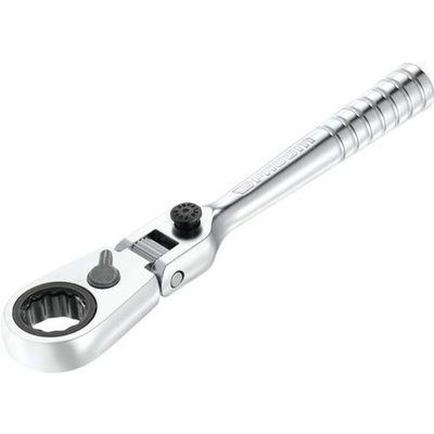 Facom 1/4 in Hex Ratchet Socket Wrench with Ratchet Handle, 115 mm Overall