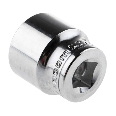 Facom 1/2 in Drive 26mm Standard Socket, 12 point, 38 mm Overall Length
