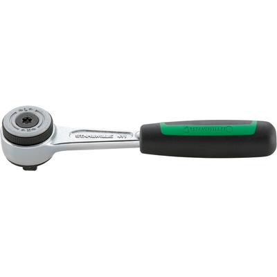 STAHLWILLE 4018754177745 1/4 in Square Ratchet with Straight Handle, 130 mm Overall