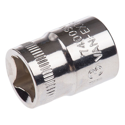 Bahco 3/8 in Drive 13mm Standard Socket, 6 point, 25.5 mm Overall Length