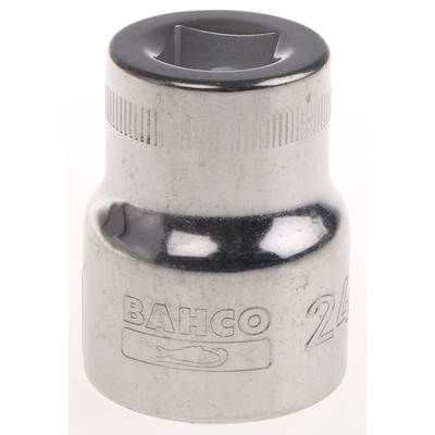 Bahco 1/2 in Drive 24mm Standard Socket, 12 point, 41 mm Overall Length