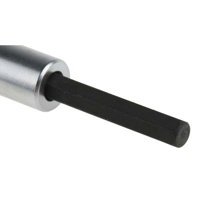 STAHLWILLE 1/4 in Drive Bit Socket, Hex Bit, 5mm, 55 mm Overall Length
