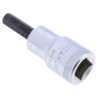 STAHLWILLE 3/8 in Drive Bit Socket, Hex Bit, 6mm, 52 mm Overall Length