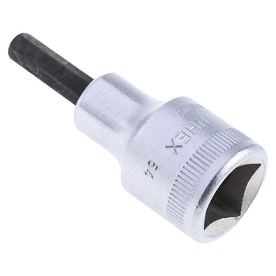 STAHLWILLE 1/2 in Drive Bit Socket, Hex Bit, 6mm, 60 mm Overall Length
