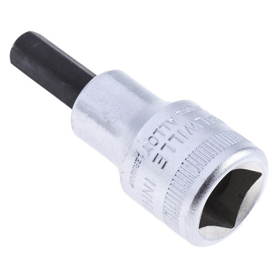 STAHLWILLE 1/2 in Drive Bit Socket, Hex Bit, 8mm, 60 mm Overall Length