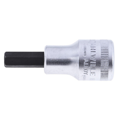 STAHLWILLE 1/2 in Drive Bit Socket, Hex Bit, 8mm, 60 mm Overall Length